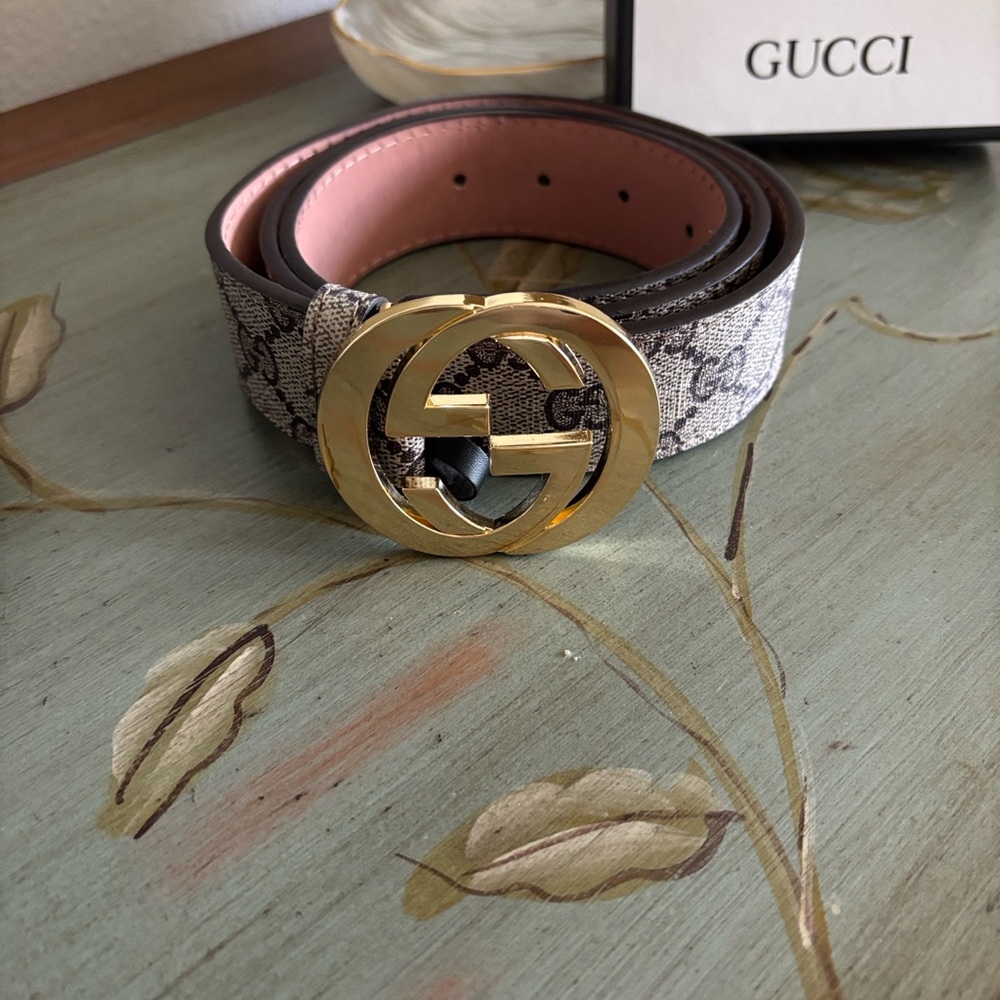 Original Use Women's Gold and Gray Belt